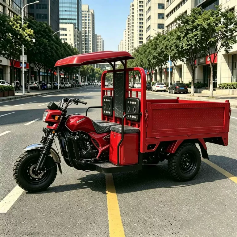 WeldSen Gasoline Self-Dumping Agricultural Cargo Tricycle