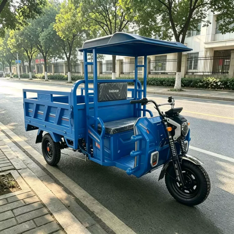 WeldSen Gasoline Self-Dumping Agricultural Cargo Tricycle for Africa