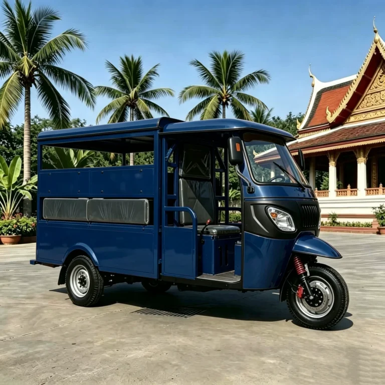 WeldSen Gasoline Enclosed Cabin Cargo Tricycle