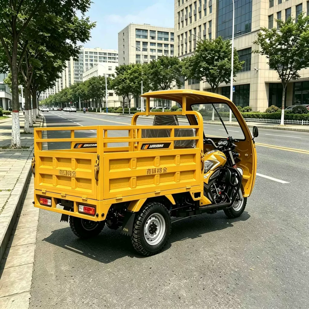 WeldSen Gasoline With Canopy Agricultural Cargo Tricycle