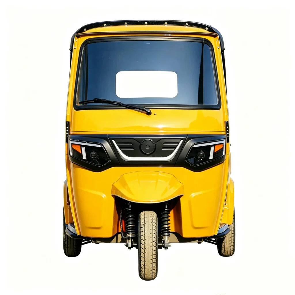 WeldSen Gasoline Enclosed Cabin Large Cargo Box Passenger Tuk-Tuk for Africa