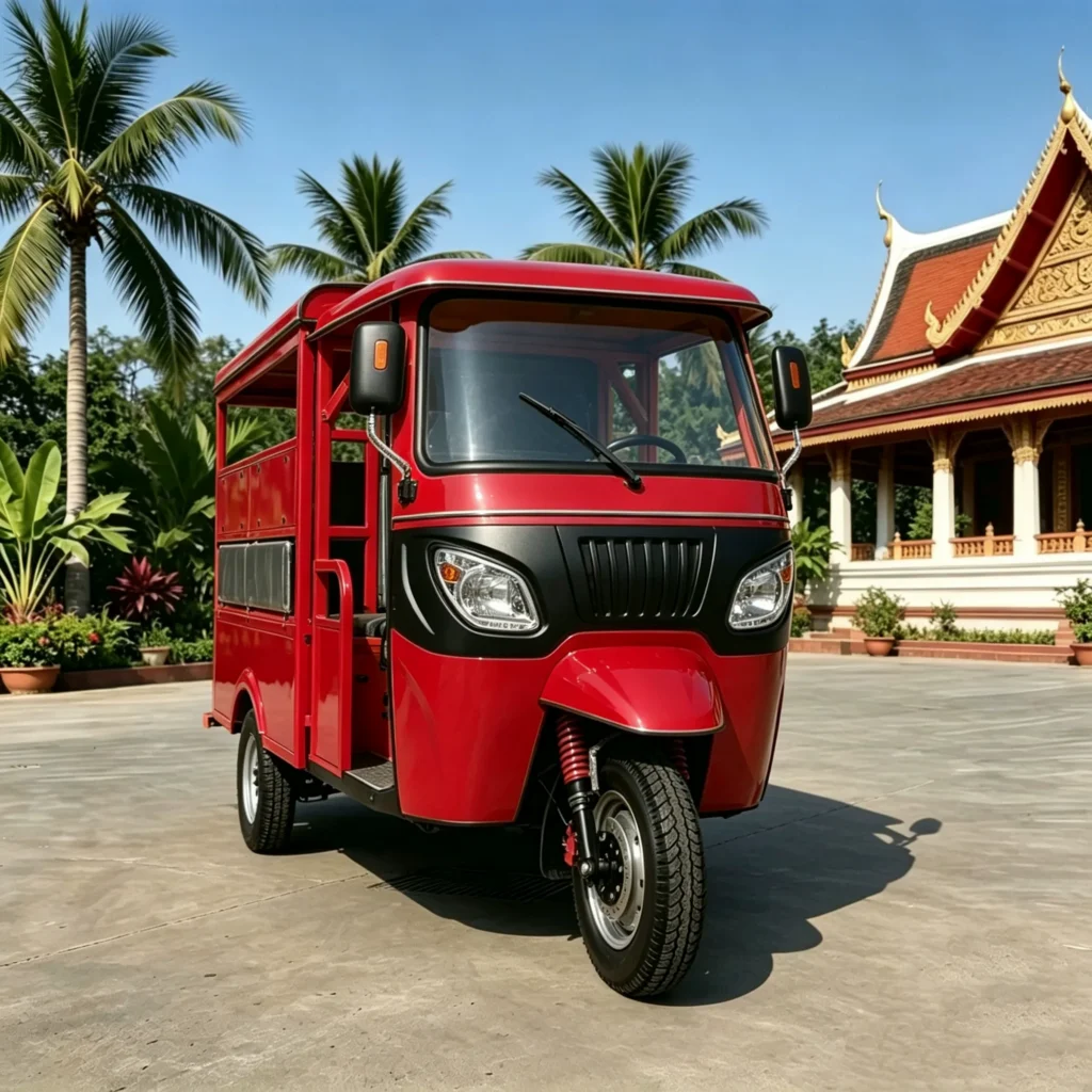 WeldSen Gasoline Enclosed Cabin Passenger Tuk-Tuk for Southeast Asia