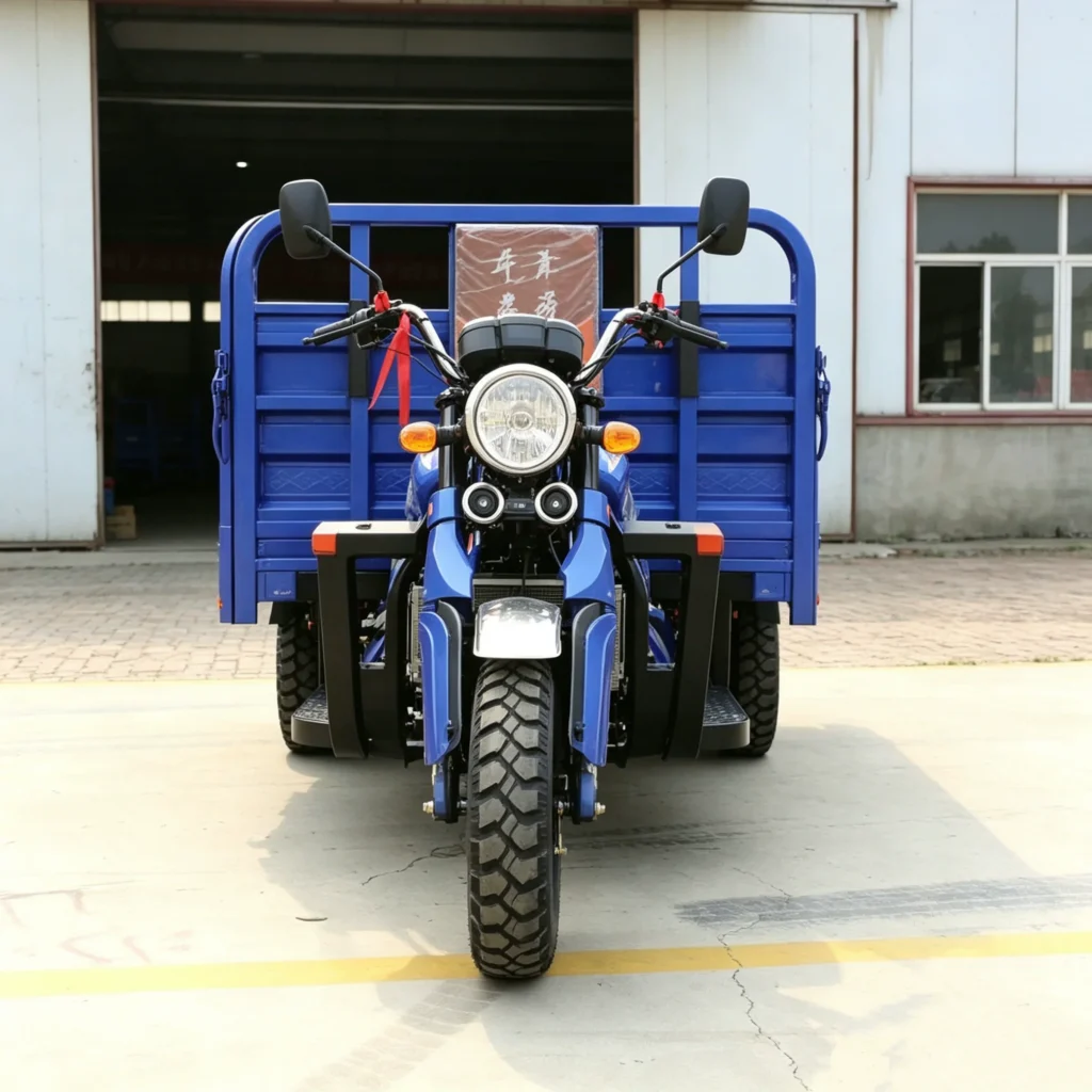 WeldSen Gasoline Heavy-Duty Five-Wheel Cargo Tricycle for Africa