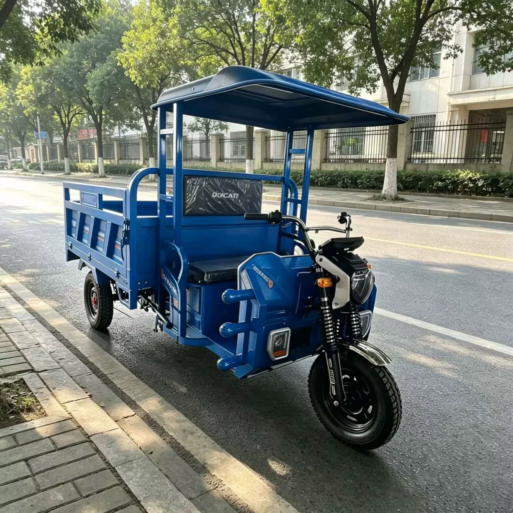 WeldSen Gasoline Self-Dumping Agricultural Cargo Tricycle
