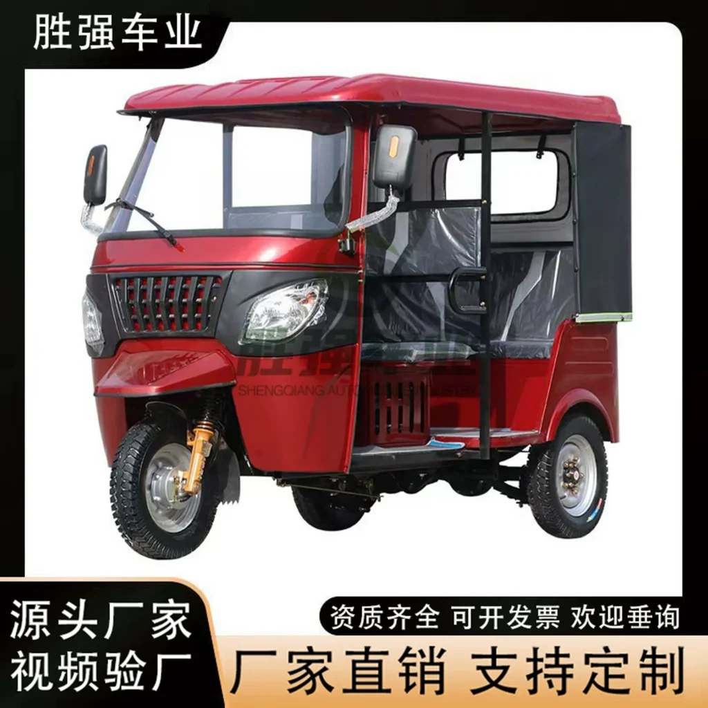 WeldSen Gasoline Dual-Row Seats Passenger Tuk-Tuk for Africa