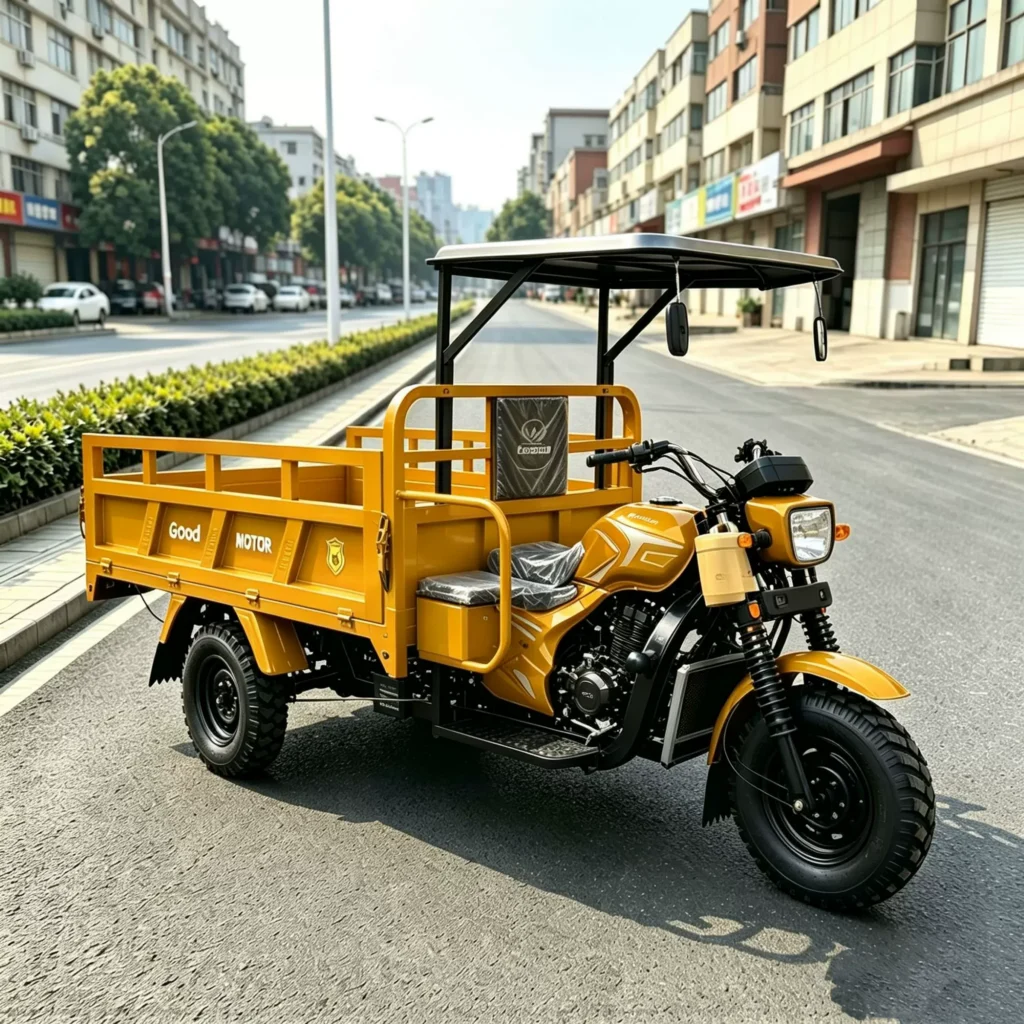 WeldSen Gasoline High-Power Air-Cooled Agricultural Cargo Tricycle