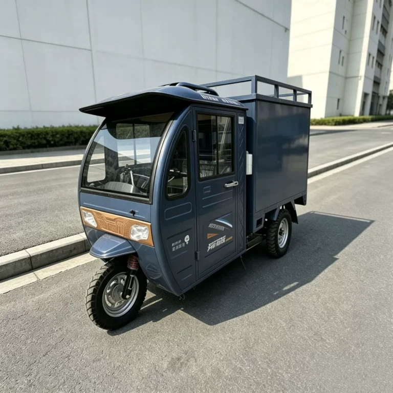 WeldSen Gasoline Enclosed Cabin Heavy-Duty Cargo Tricycle for Southeast Asia & Africa