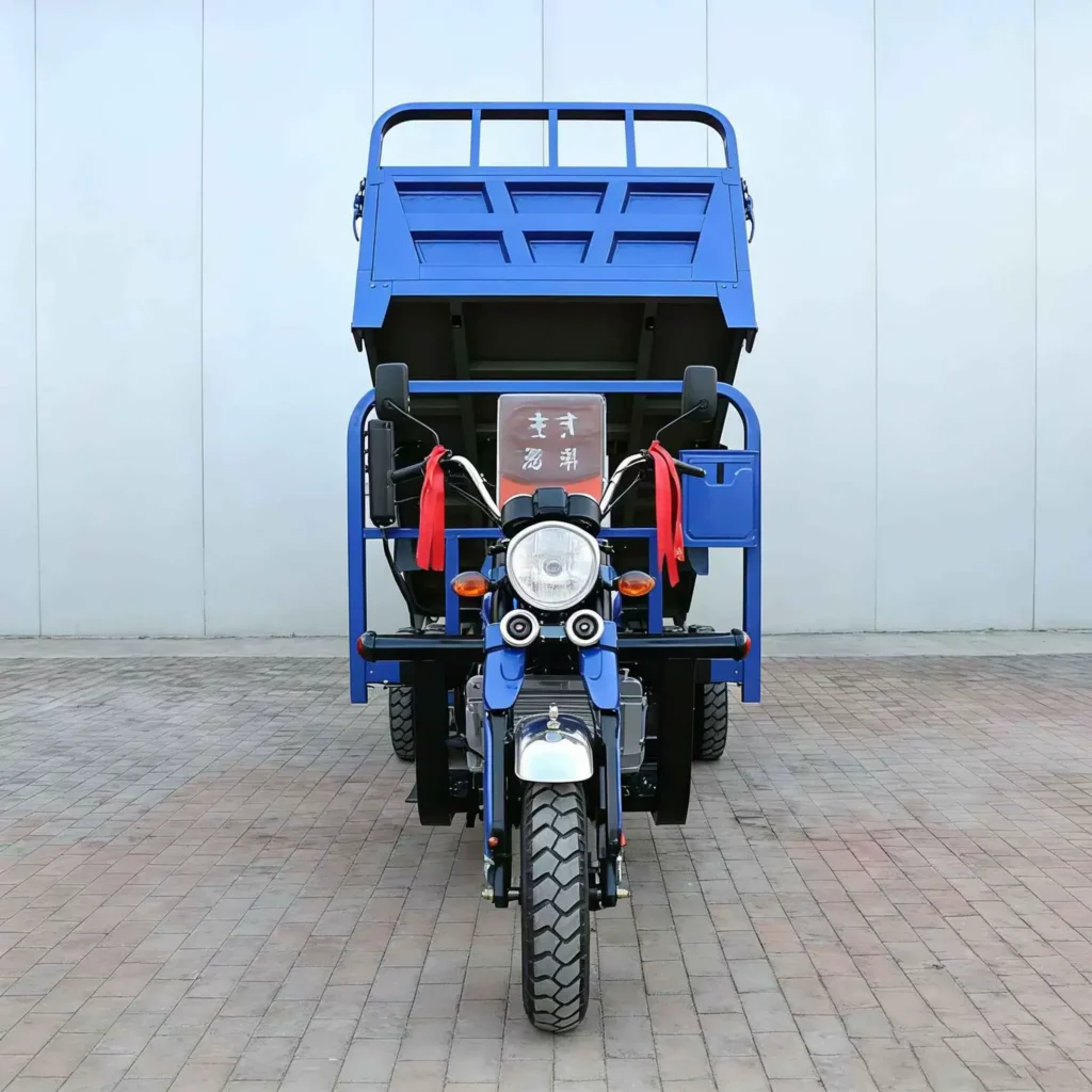 WeldSen Gasoline Self-Dumping Five-Wheel Cargo Tricycle for Africa