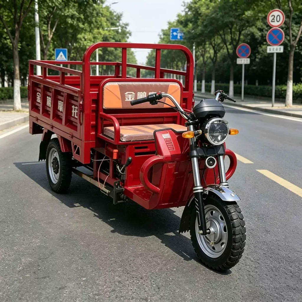 WeldSen Gasoline Reinforced Body Heavy-Duty Agricultural Cargo Tricycle