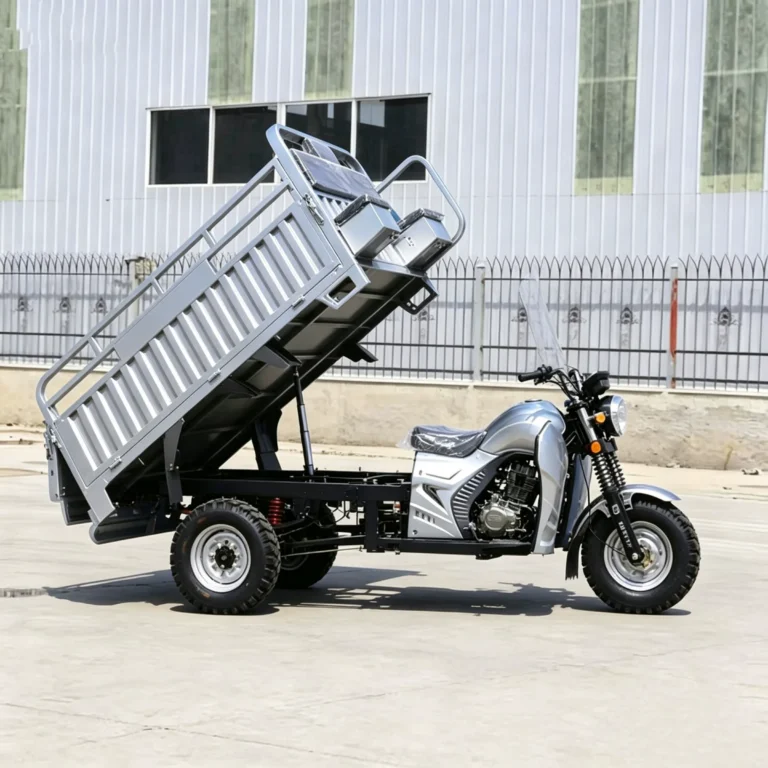 WeldSen Gasoline Self-Dumping Hydraulic Dump Agricultural Cargo Tricycle for Southeast Asi