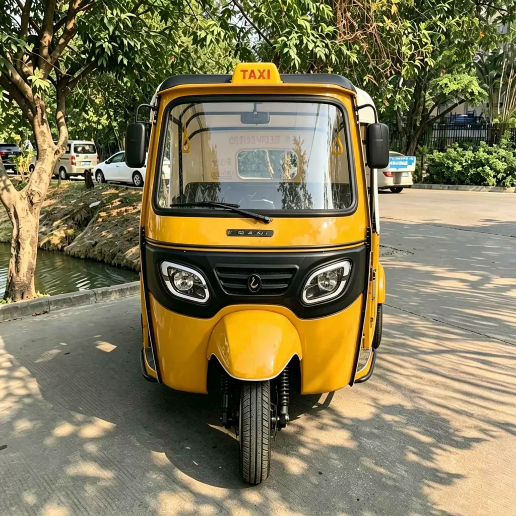 WeldSen Gasoline Self-Dumping With Canopy Agricultural Cargo Tricycle