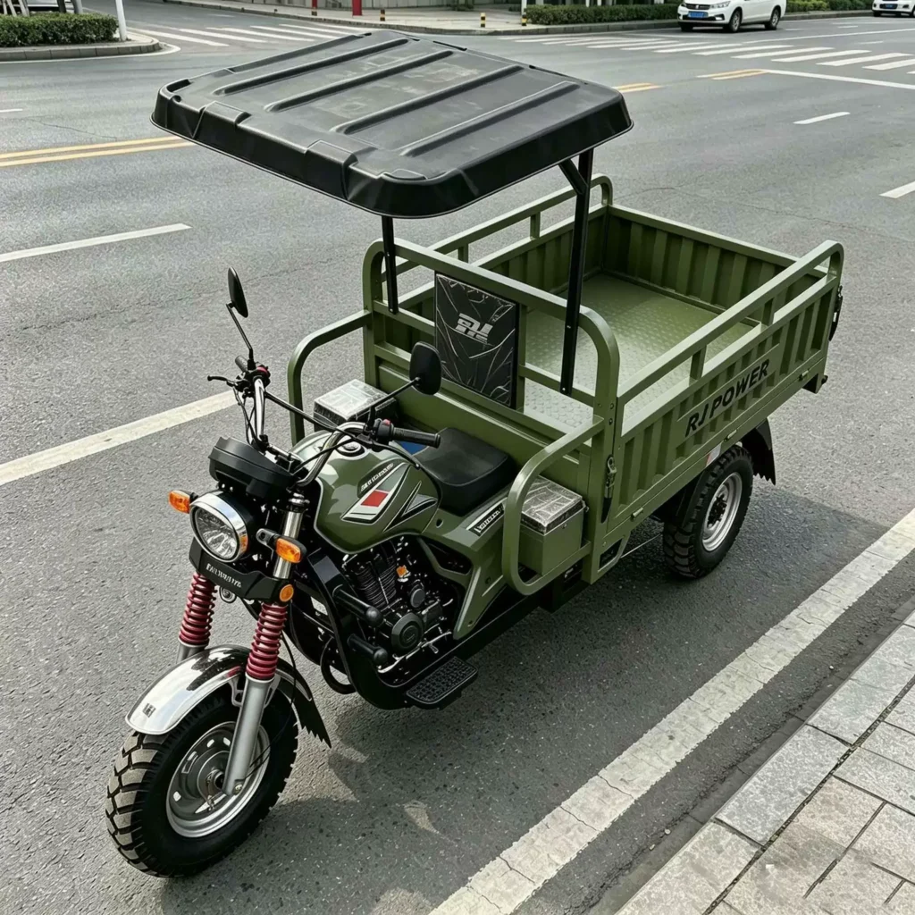 WeldSen Gasoline Heavy-Duty Water-Cooled Agricultural Cargo Tricycle