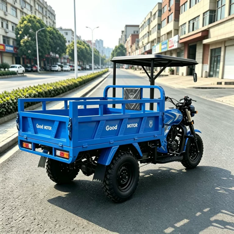 WeldSen Gasoline With Canopy Delivery Cargo Tricycle