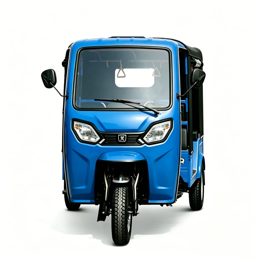 WeldSen Gasoline Self-Dumping Semi-Enclosed Cargo Tricycle