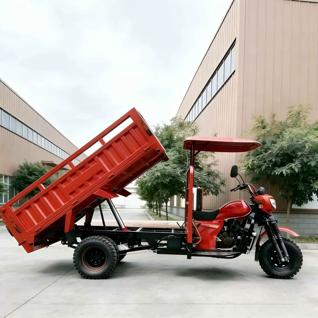 WeldSen Gasoline Fuel-Efficient Five-Wheel Cargo Tricycle for Africa