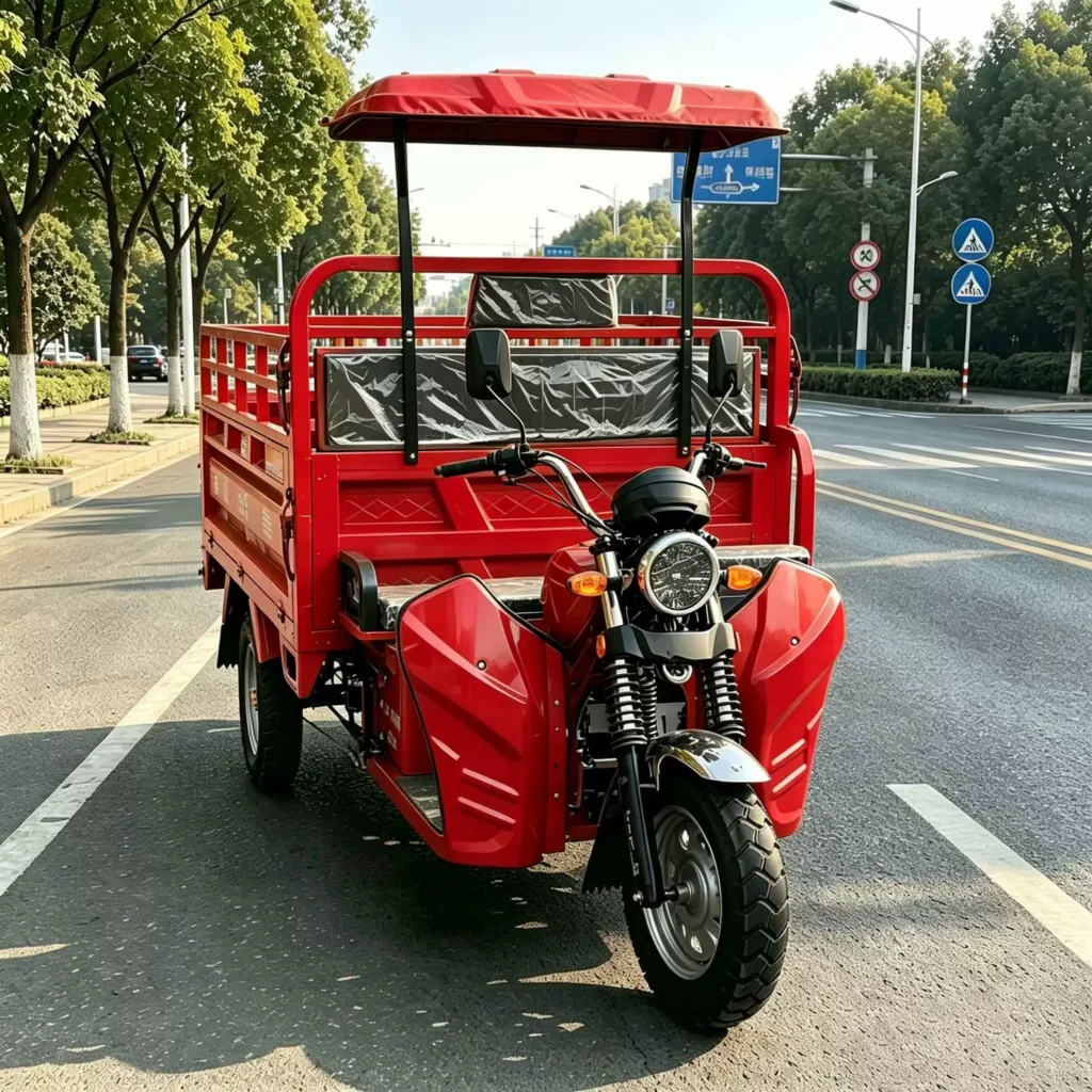 WeldSen Gasoline With Canopy High-Power Agricultural Cargo Tricycle for Africa