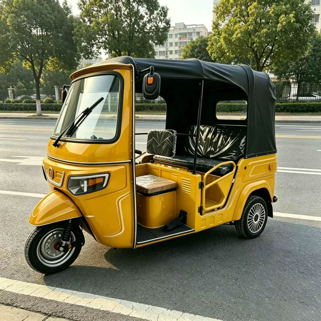 WeldSen Gasoline With Canopy Passenger Tuk-Tuk for Africa & Southeast Asia