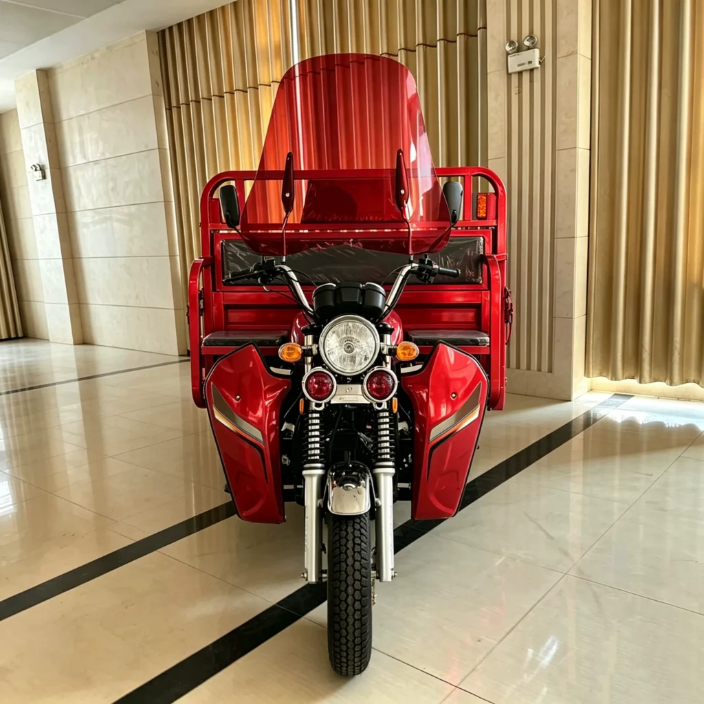 WeldSen Gasoline With Canopy Agricultural Cargo Tricycle