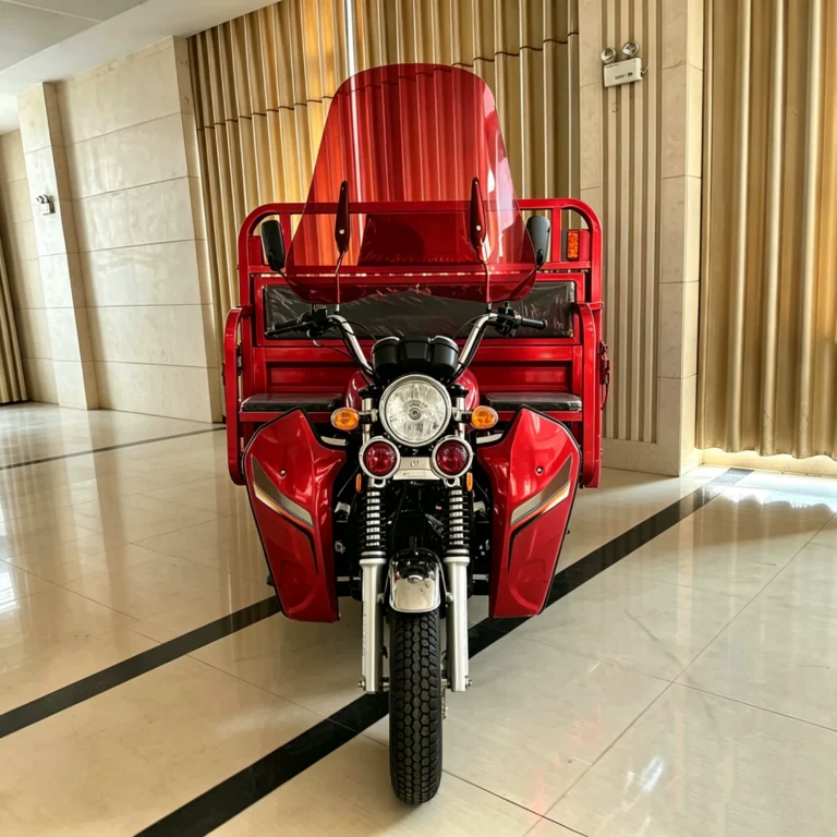 WeldSen Gasoline With Canopy Agricultural Cargo Tricycle
