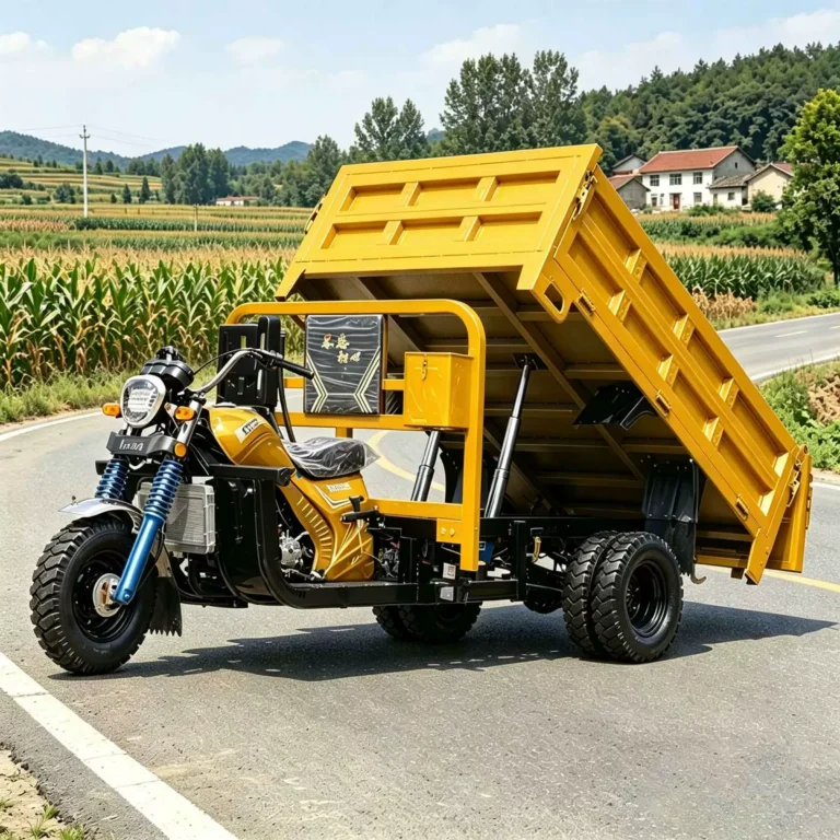 WeldSen Gasoline Heavy-Duty Five-Wheel Cargo Tricycle for Africa