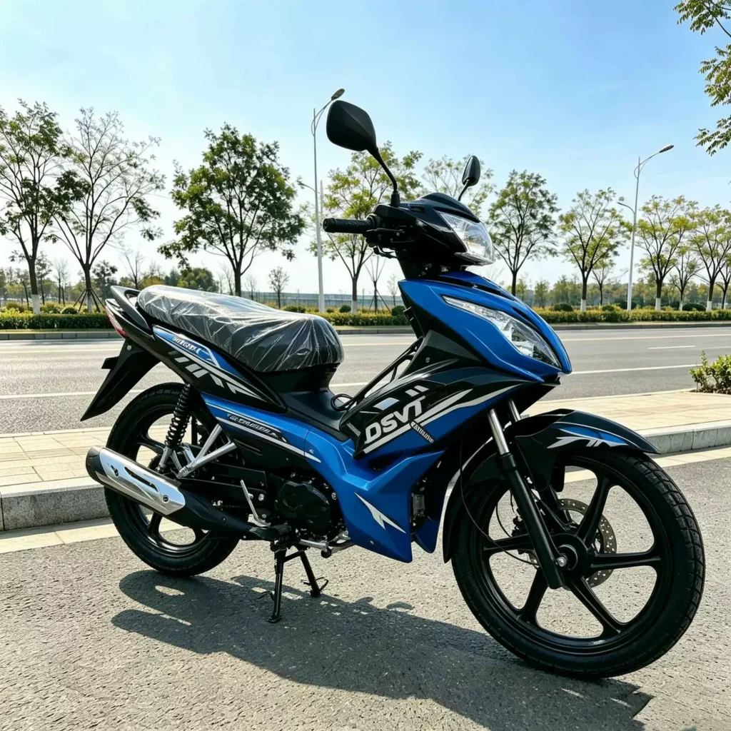 WeldSen Gasoline Fuel-Efficient Step-Through Motorcycle for Africa