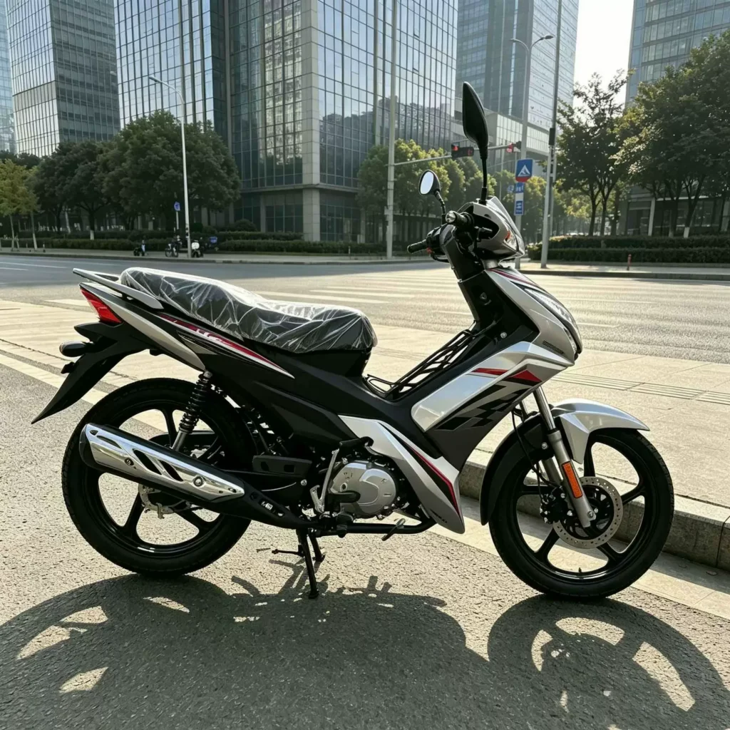 WeldSen Gasoline Fuel-Efficient Step-Through Motorcycle