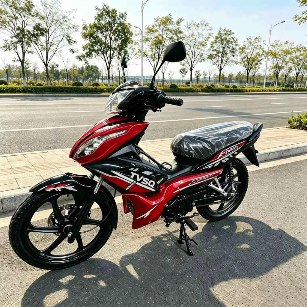 WeldSen Gasoline Fuel-Efficient Step-Through Motorcycle for Africa