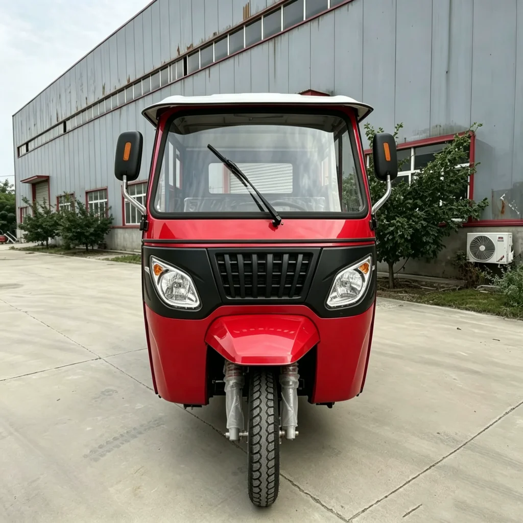 WeldSen Gasoline Enclosed Cabin Passenger Tricycle