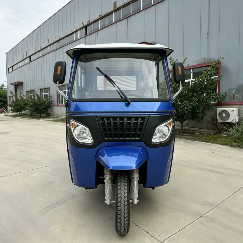 WeldSen Gasoline Enclosed Cabin Passenger Tricycle