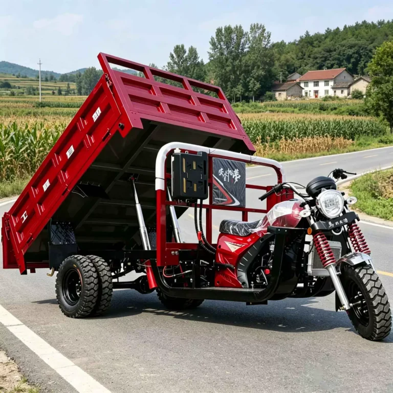 WeldSen Gasoline Self-Dumping Heavy-Duty Five-Wheel Cargo Tricycle