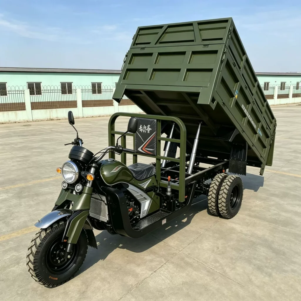 WeldSen Gasoline Five-Wheel Cargo Tricycle