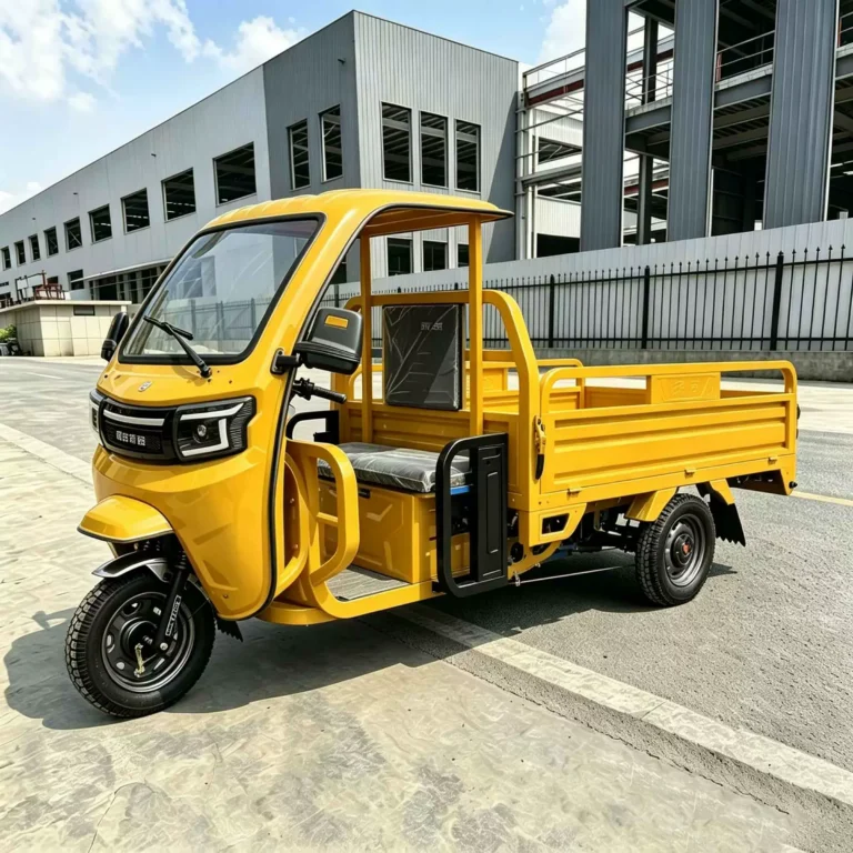 WeldSen Gasoline Enclosed Cabin Semi-Enclosed Cargo Tricycle for Africa