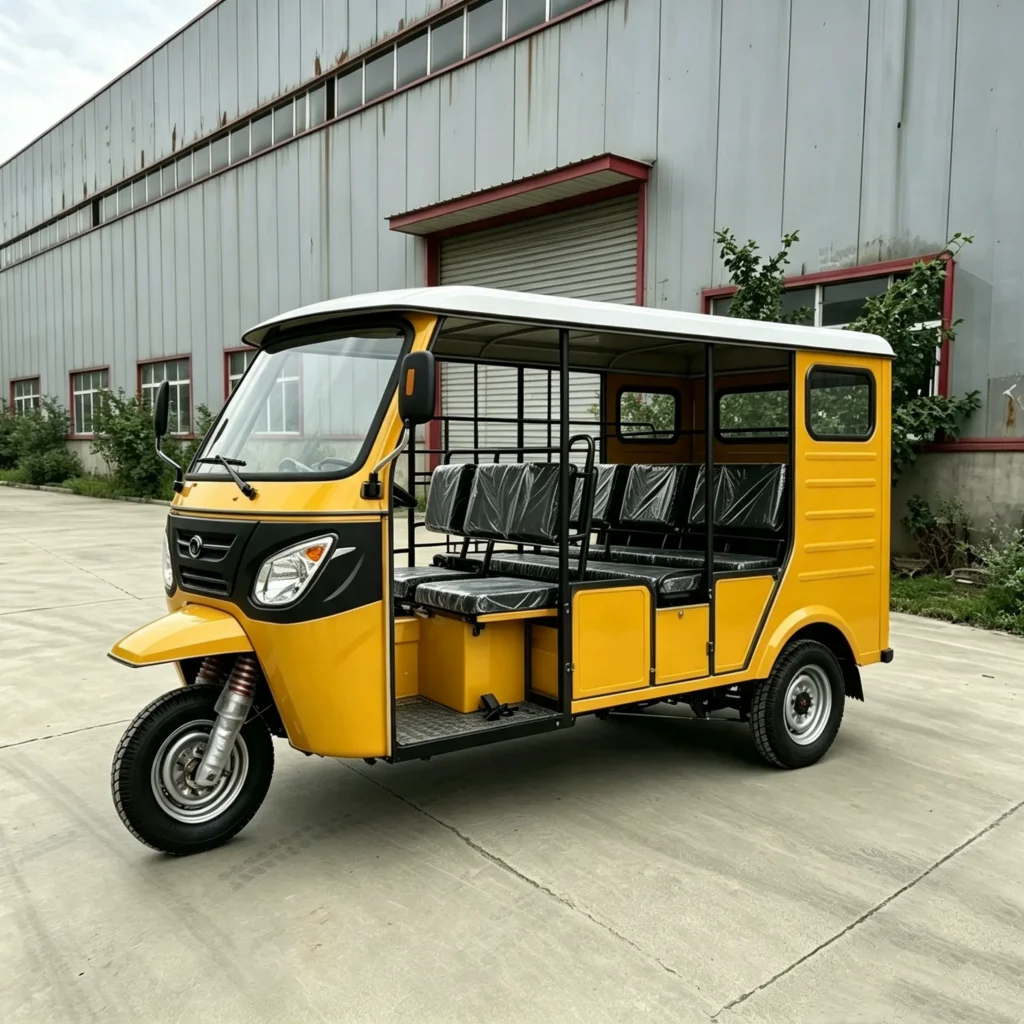 WeldSen Gasoline Large Cargo Box Passenger Tuk-Tuk for Africa