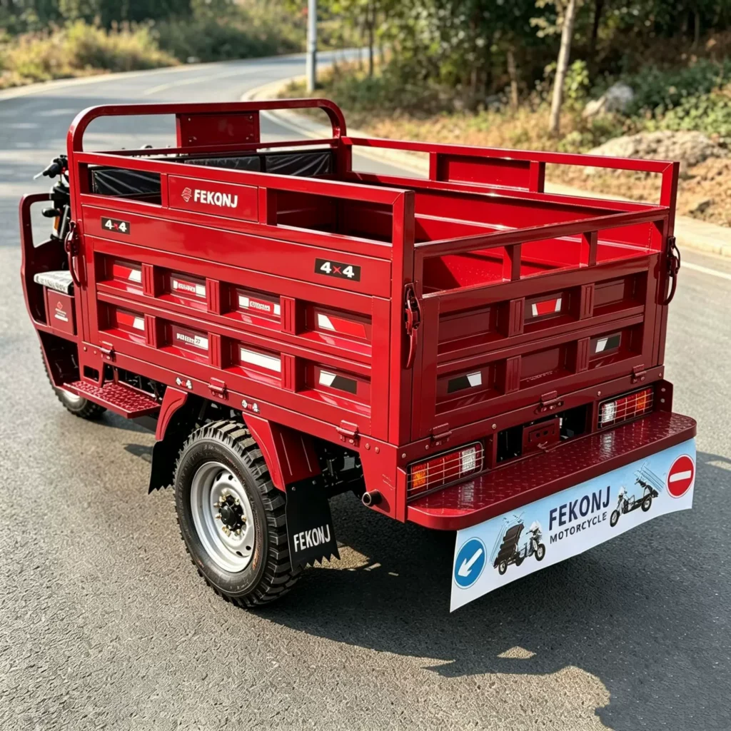 WeldSen Gasoline Self-Dumping Heavy-Duty Agricultural Cargo Tricycle for Africa