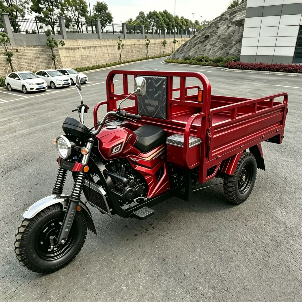 WeldSen Gasoline Self-Dumping Passenger Tricycle