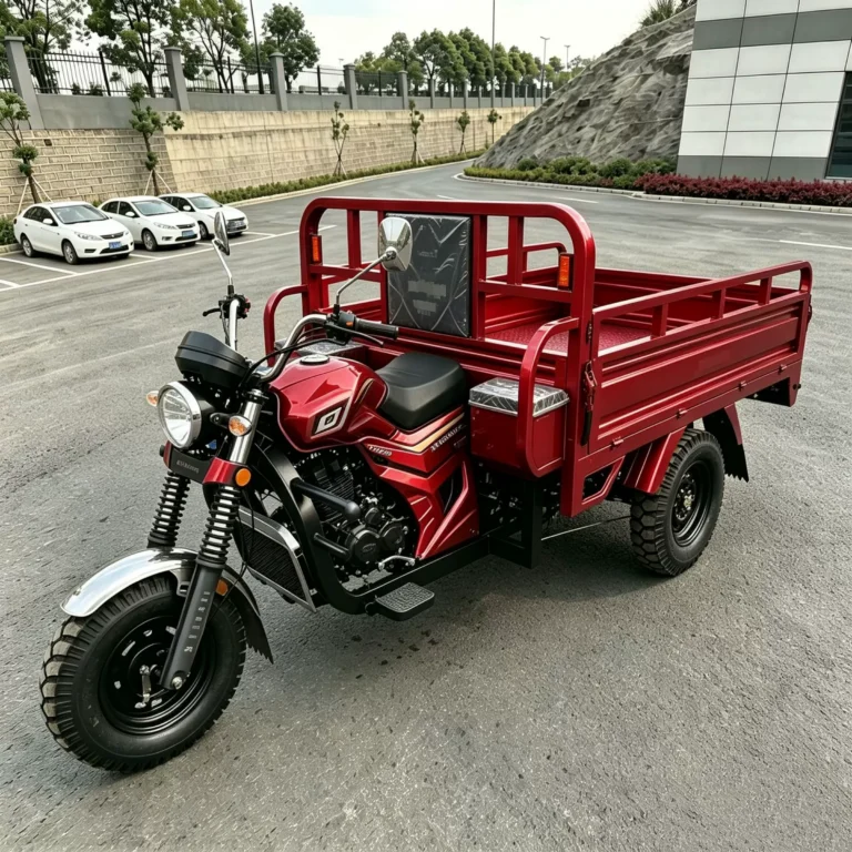 WeldSen Gasoline Self-Dumping Passenger Tricycle
