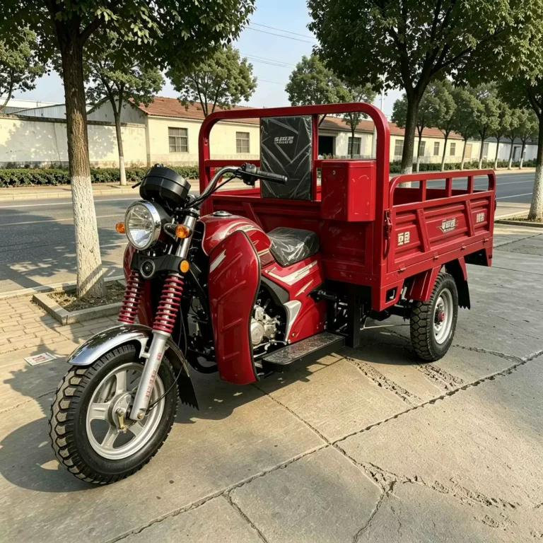 WeldSen Gasoline Zongshen Engine Self-Dumping Agricultural Cargo Tricycle