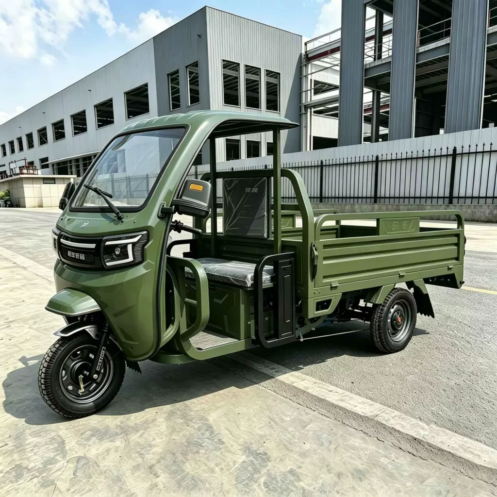 WeldSen Gasoline Enclosed Cabin Semi-Enclosed Cargo Tricycle for Africa