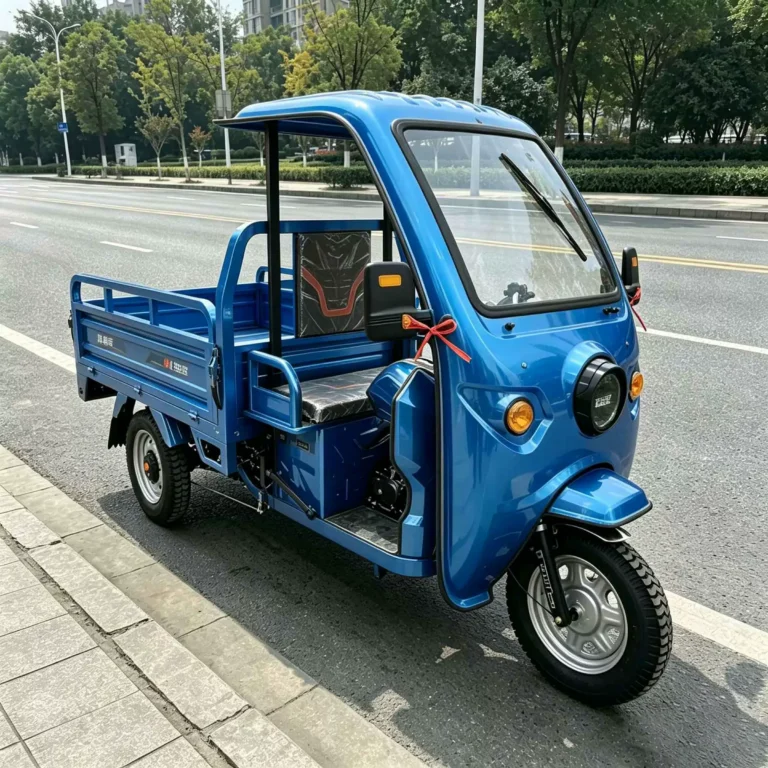 WeldSen Gasoline Enclosed Cabin High-Power Agricultural Cargo Tricycle for Africa