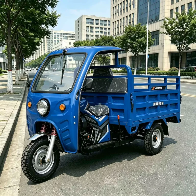 WeldSen Gasoline Enclosed Cabin Semi-Enclosed Three-Wheeled Motorcycle
