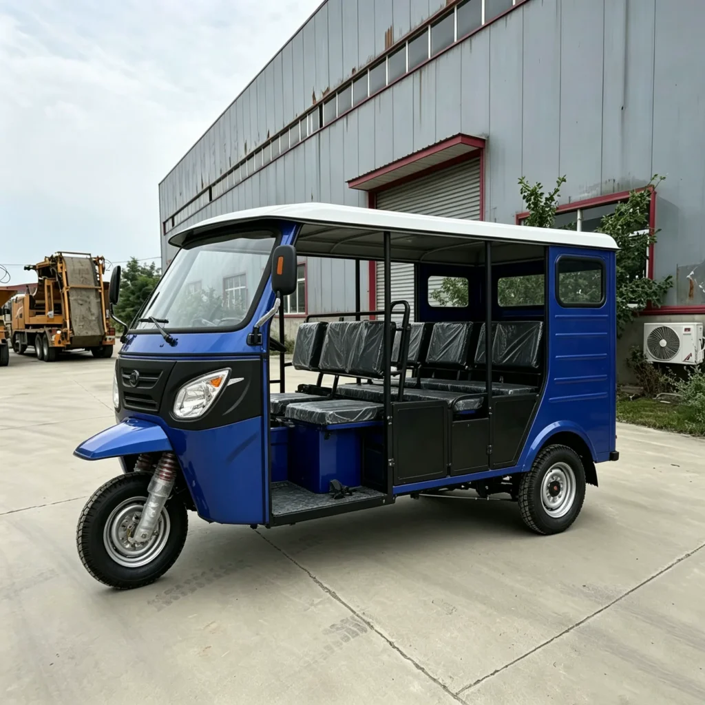 WeldSen Gasoline 9-Passenger Passenger Tricycle for Africa