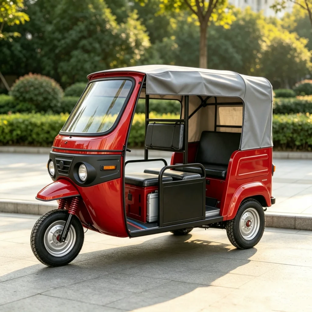 WeldSen Gasoline Self-Dumping Agricultural Cargo Tricycle for Africa