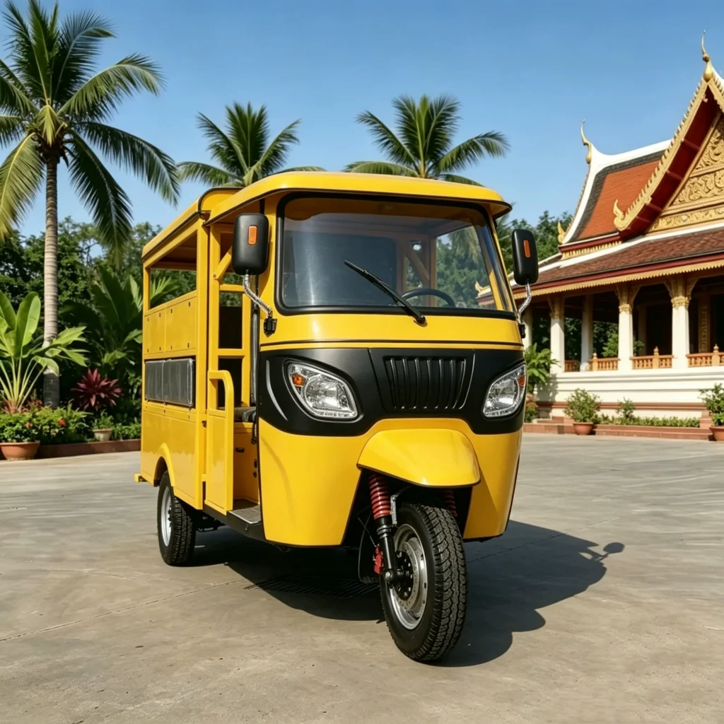 WeldSen Gasoline 6-Seat With Canopy Triple-Row Seats Passenger Tuk-Tuk