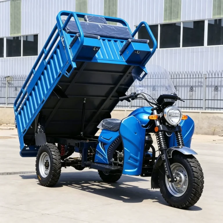 WeldSen Gasoline Self-Dumping Heavy-Duty Agricultural Cargo Tricycle