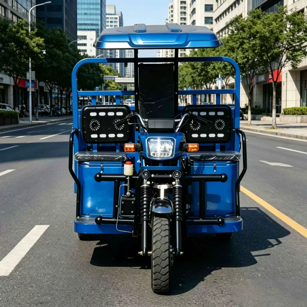 WeldSen Gasoline With Canopy High-Power Cargo Tricycle
