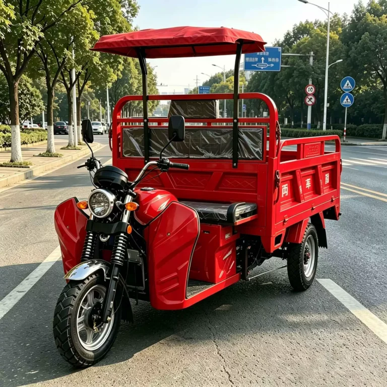WeldSen Gasoline With Canopy High-Power Agricultural Cargo Tricycle