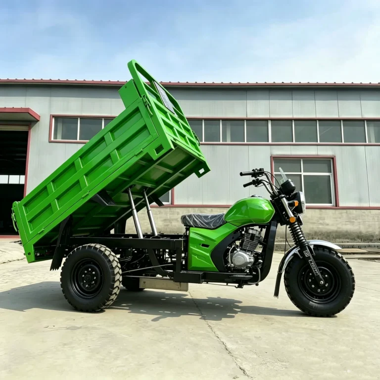 WeldSen Gasoline Self-Dumping Agricultural Cargo Tricycle