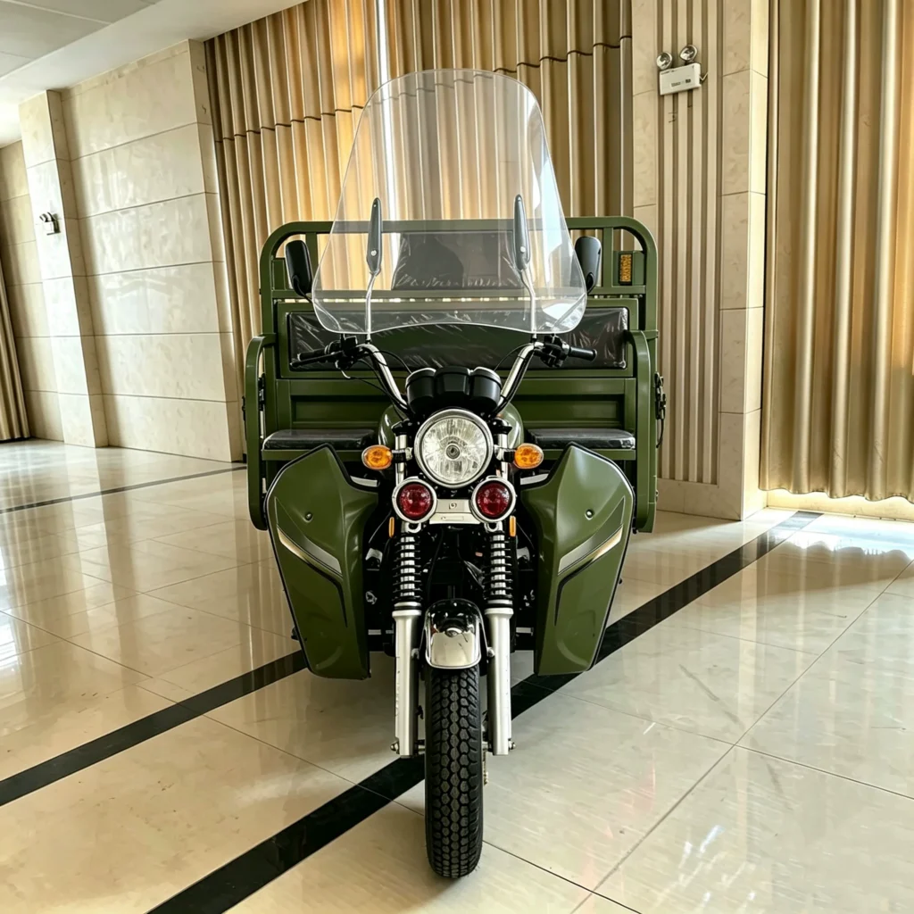 WeldSen Gasoline Self-Dumping Off-Road Agricultural Cargo Tricycle