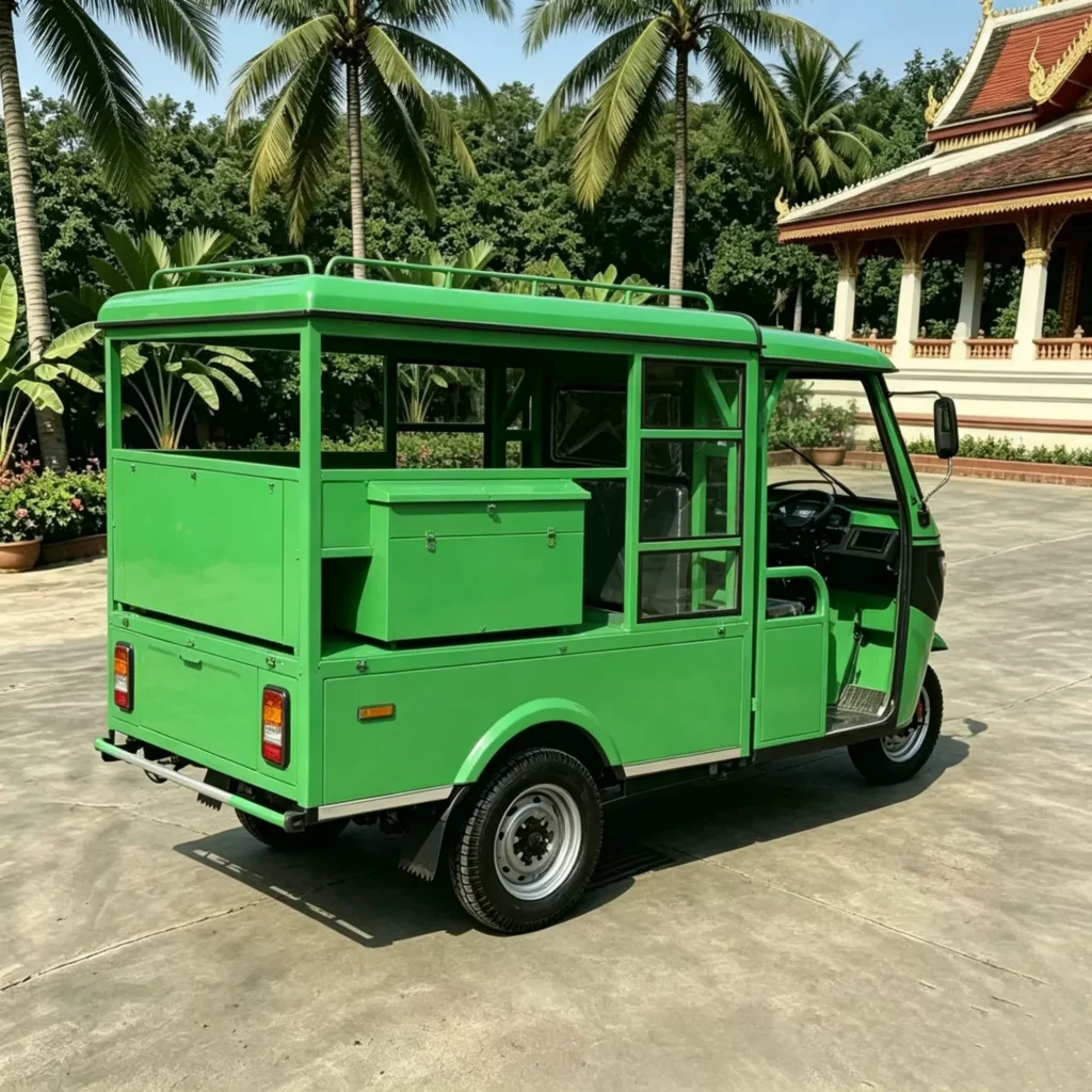WeldSen Gasoline Dual-Row Seats Triple-Row Seats Passenger Tuk-Tuk for India
