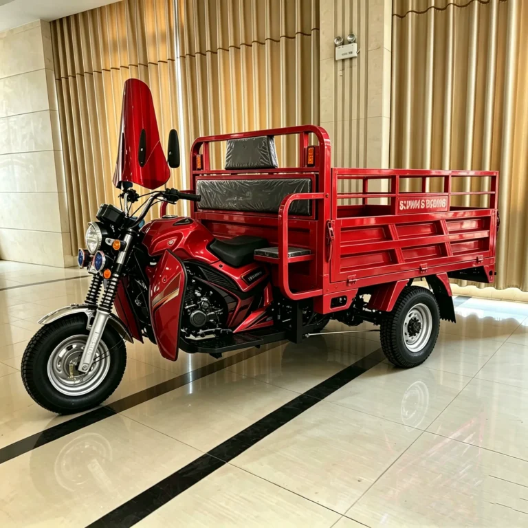 WeldSen Gasoline Self-Dumping Heavy-Duty Agricultural Cargo Tricycle